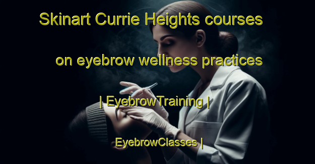 Skinart Currie Heights courses on eyebrow wellness practices | EyebrowTraining | EyebrowClasses | SkinartTraining-Canada